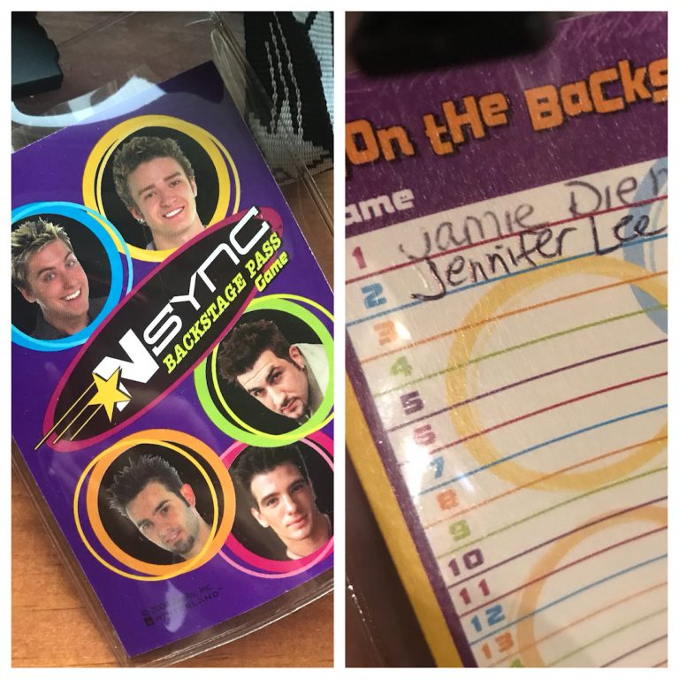 nsync backstage pass game year