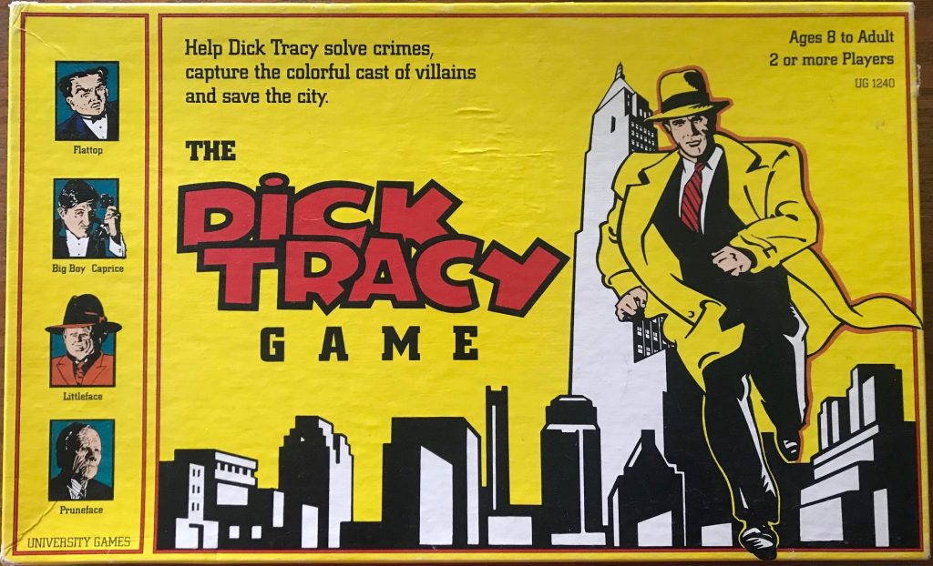 The cover is yellow with Dick Tracy running toward you!