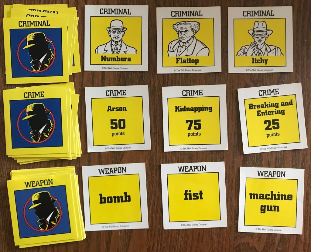 Criminals, Crimes and Weapons cards