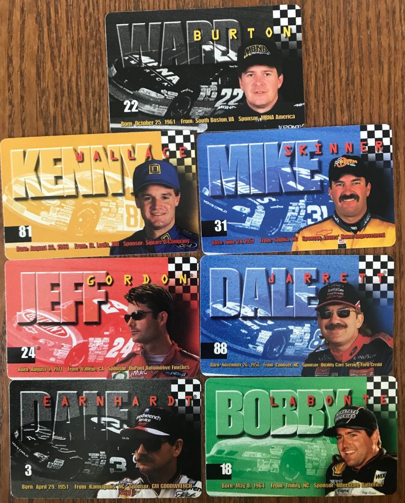 DRIVER cards show the name and face of the drivers, and that is all