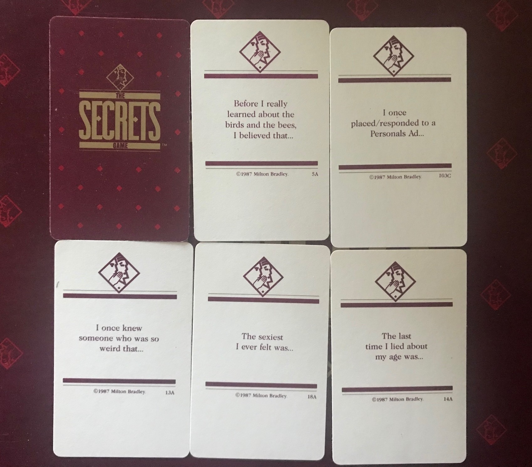 secret seven adult card game