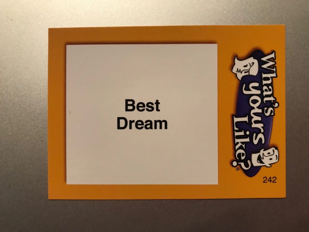 The word is "Best Dream"