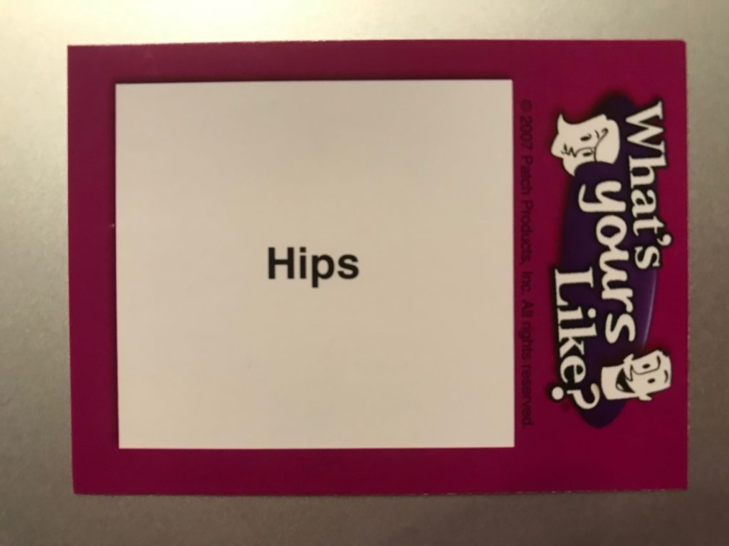 The word "Hips"