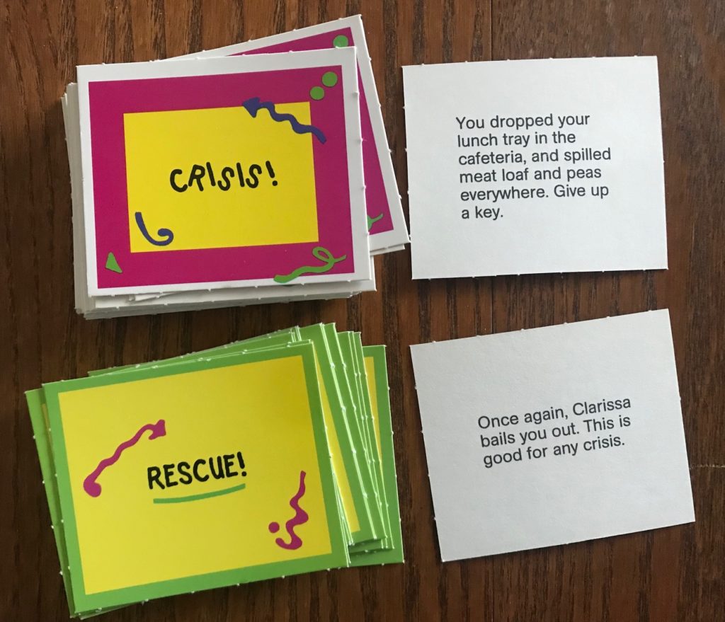 Example Crisis and Rescue cards