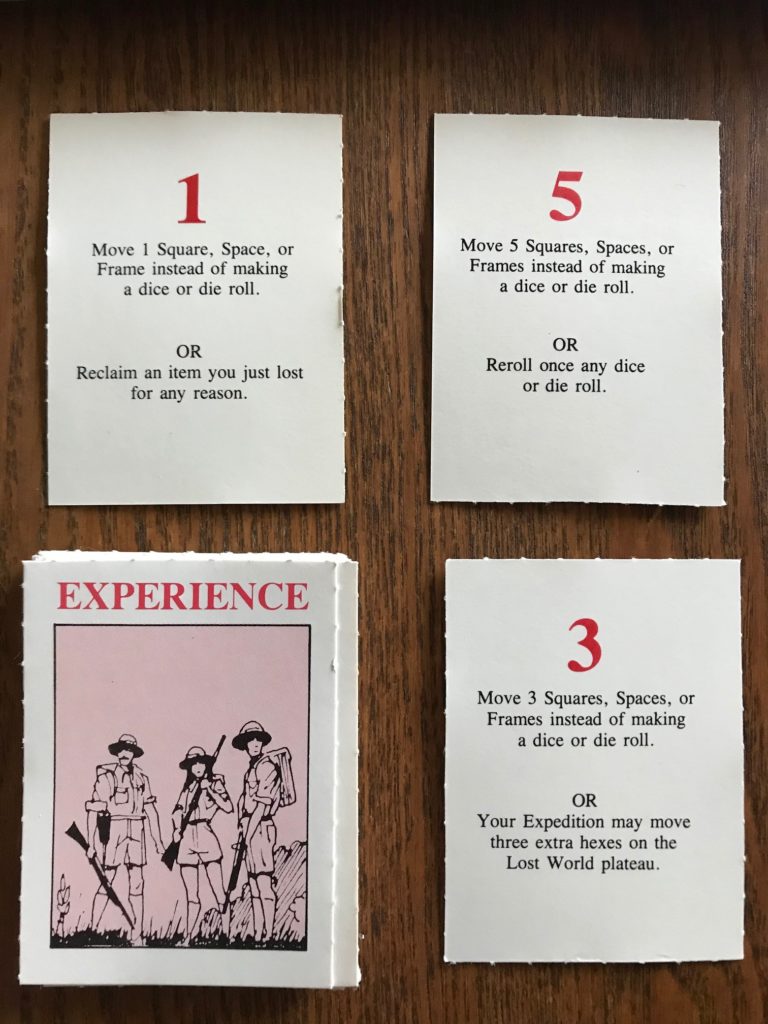 Experience cards 