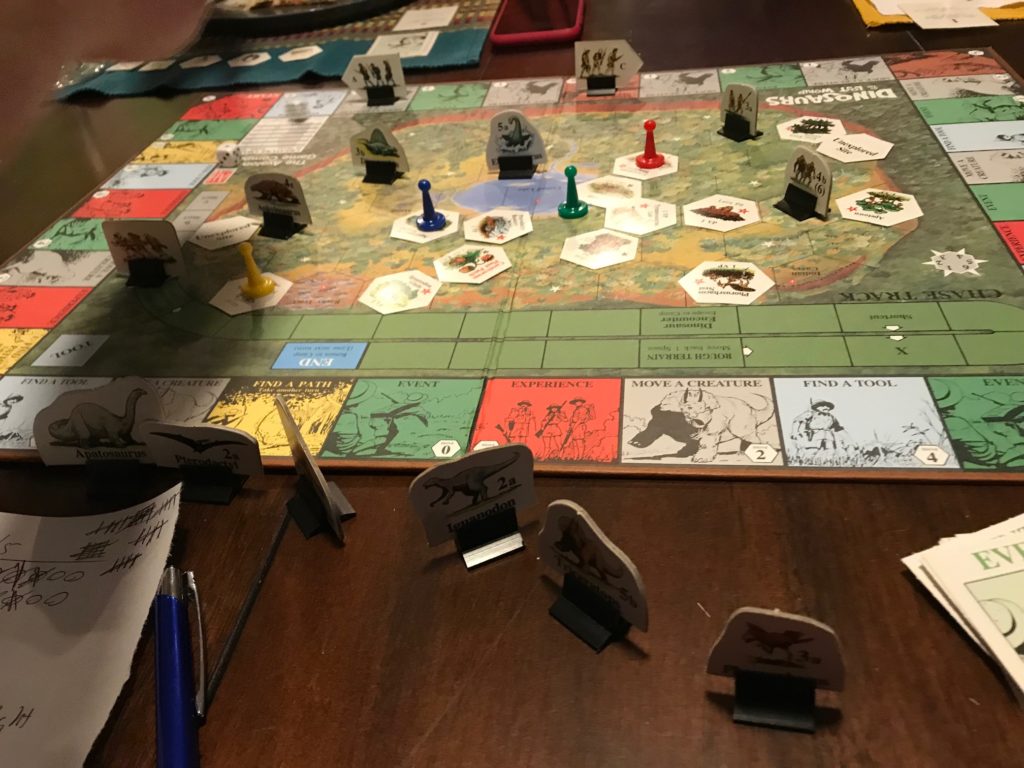 Dinosaurs of the Lost World, Board Game