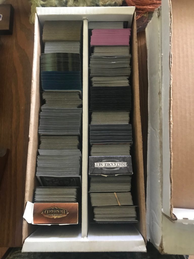 Box of decks shown from above