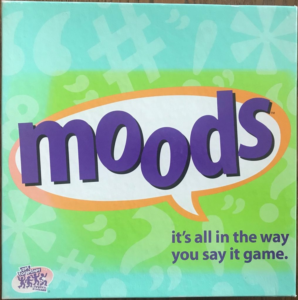 Speech bubble that says moods